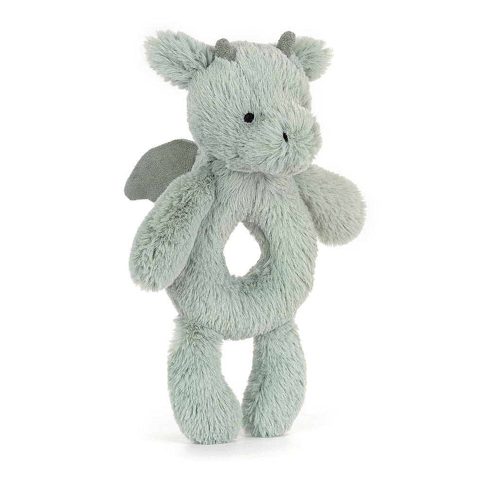 Jellycat Bashful Dragon Ring Rattle    