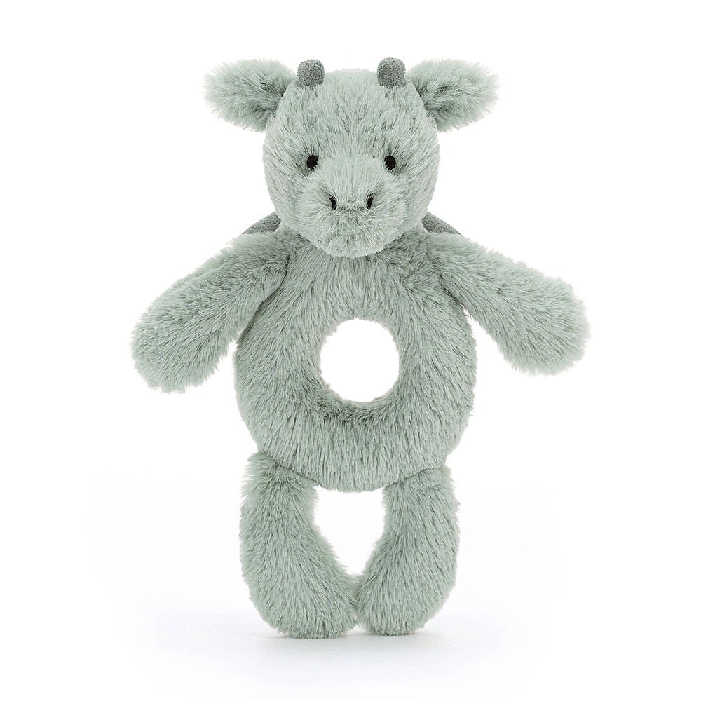 Jellycat Bashful Dragon Ring Rattle    