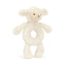 Jellycat Bashful Lamb Ring Rattle    