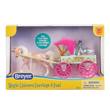 BRYR Unicorn Magic Carriage & Foal Playset