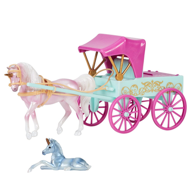 BRYR Unicorn Magic Carriage & Foal Playset