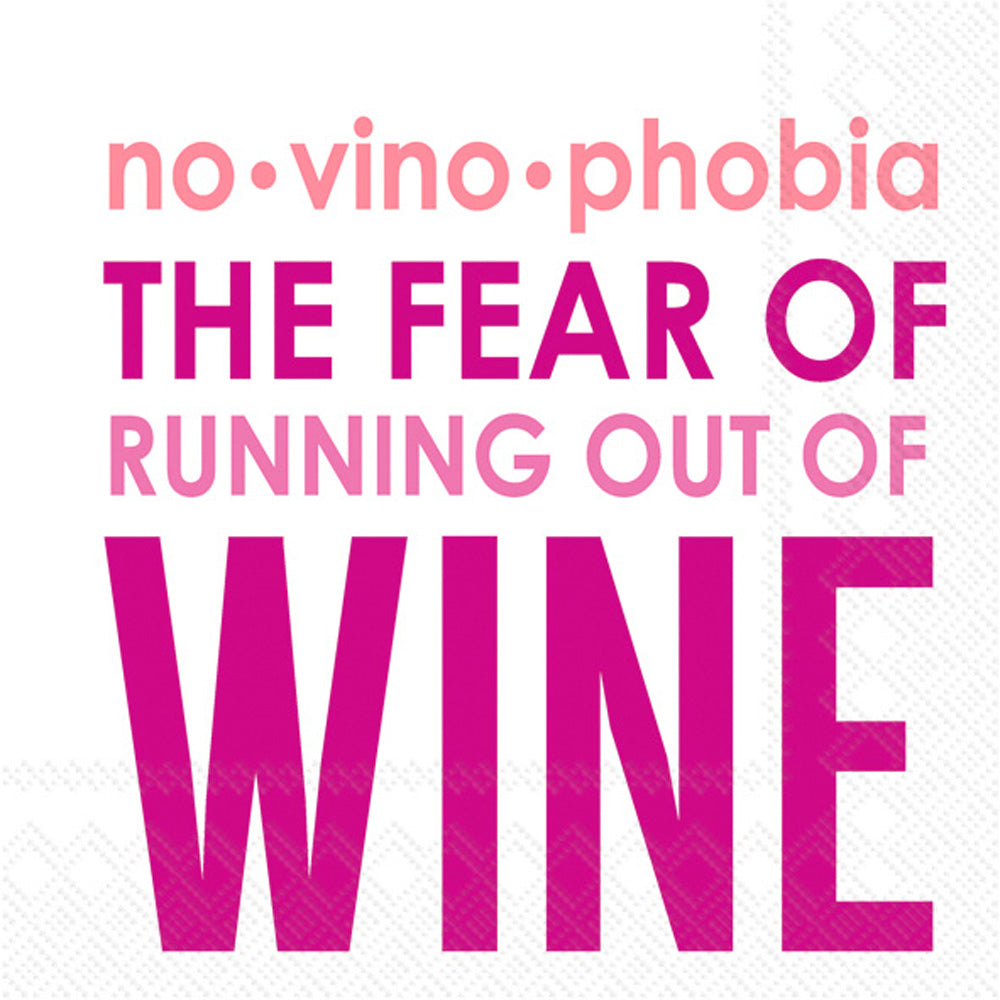 Novinophobia Cocktail Napkins    
