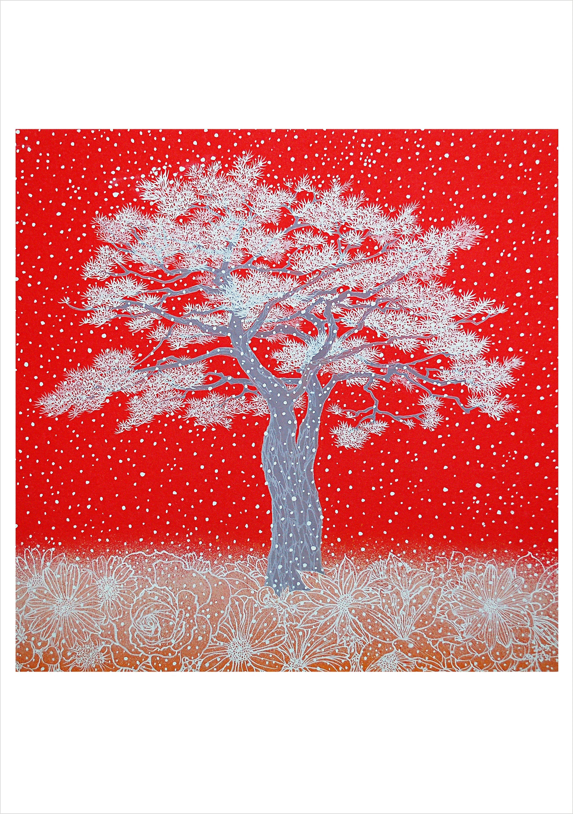 Kyung-Hwa Yu Snow Flower-Pine Boxed Holiday Cards    