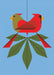 Charley Harper Cardinals Consorting Boxed Holiday Cards    