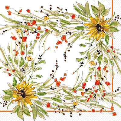Sunflower Medley - Cocktail Napkins    