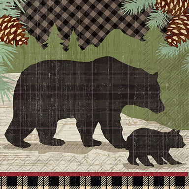 Black Bear Cocktail Napkins    