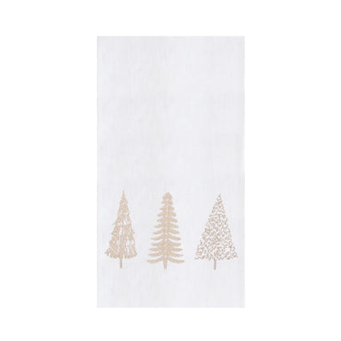 Champagne Trees Embroidered Flour Sack Kitchen Towel
