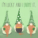 Lucky Gnomes Cocktail Napkins    