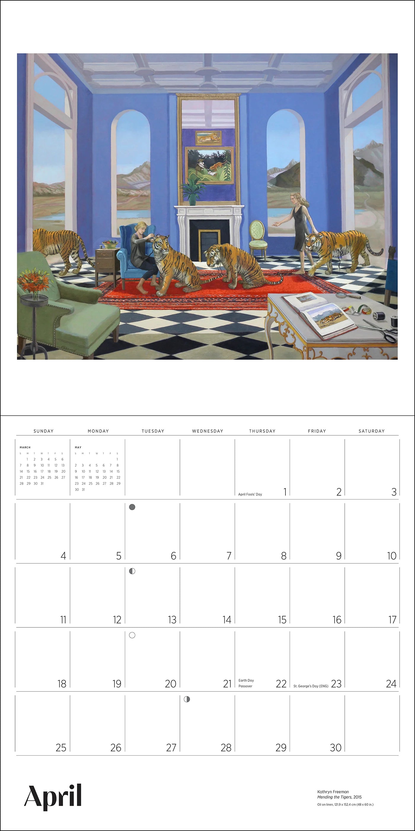 POM Kathryn Freeman: Daydreams 2027 Wall Calendar