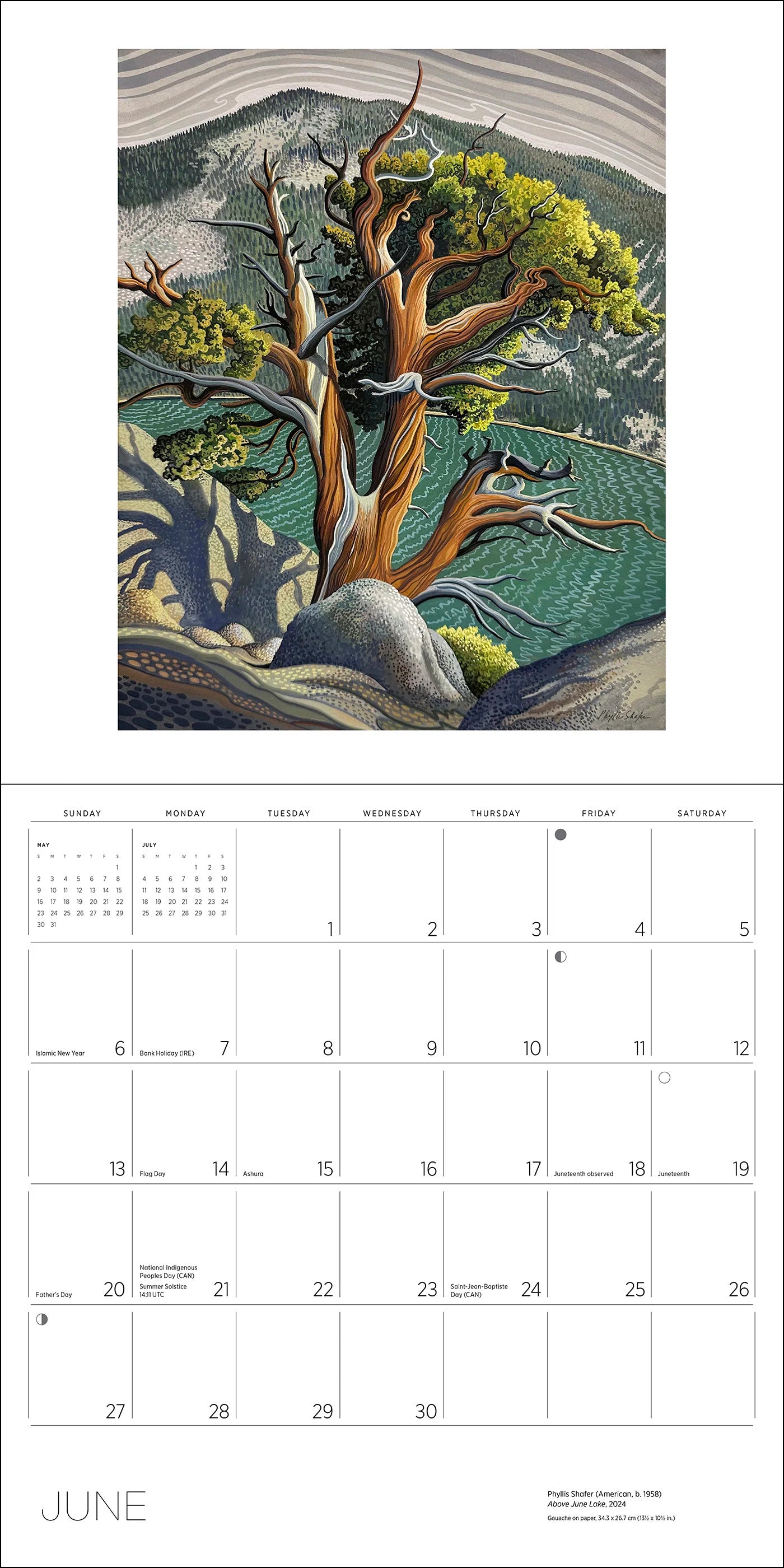 POM Phyllis Shafer: Nature Divine 2027 Wall Calendar