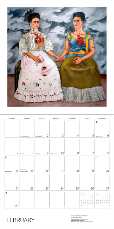 POM Frida Kahlo 2027 Wall Calendar
