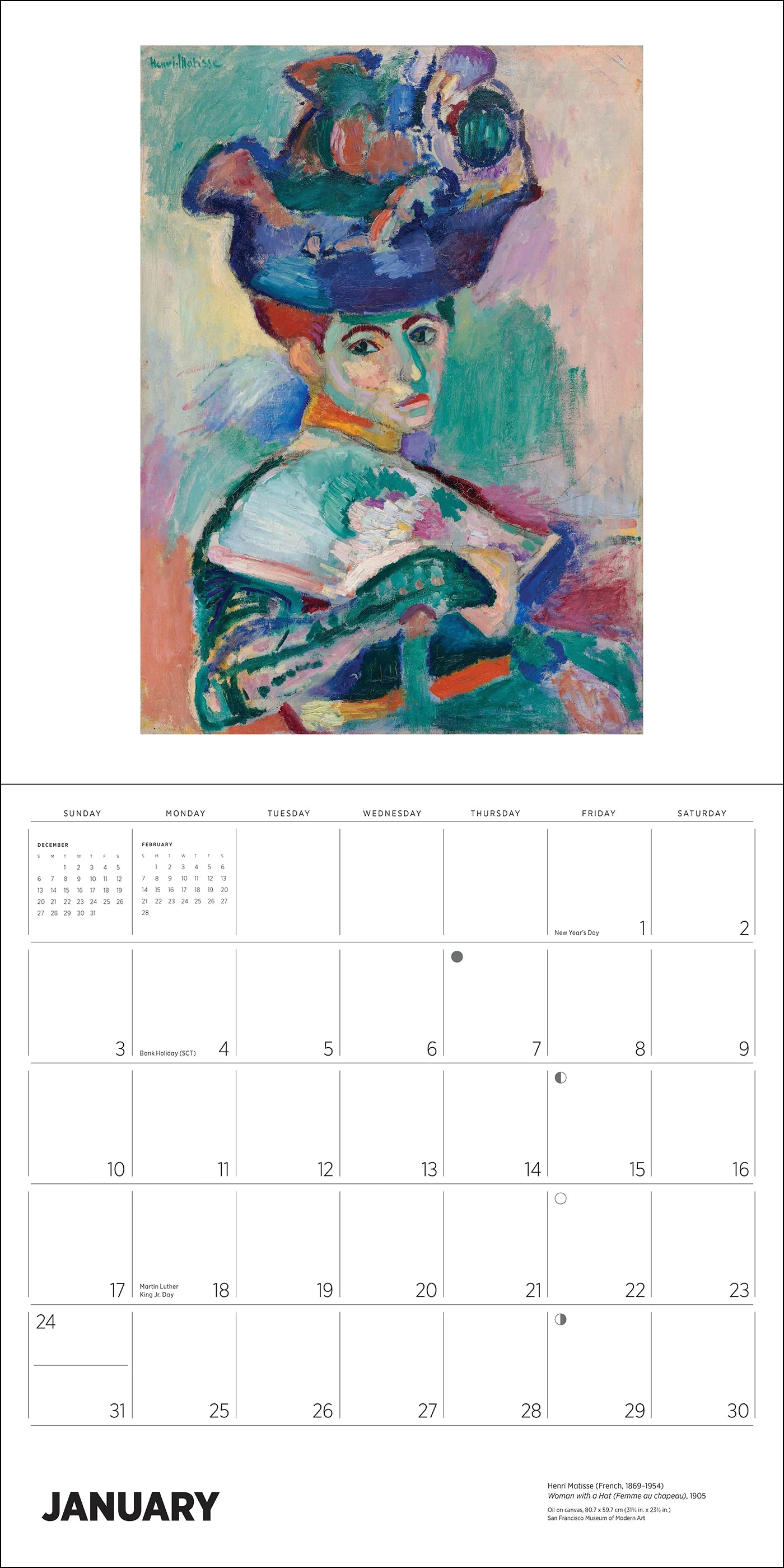 POM Henri Matisse 2027 Wall Calendar