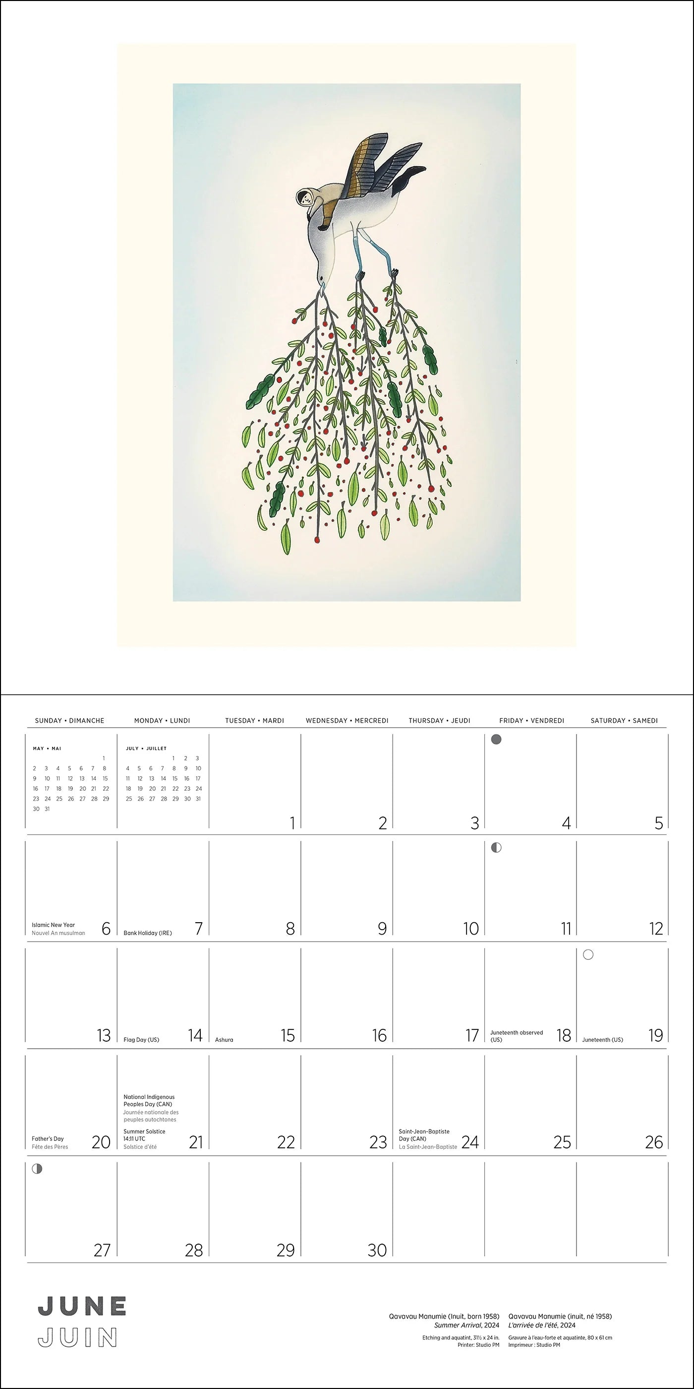 POM Inuit Art: Kinngait 2027 Wall Calendar