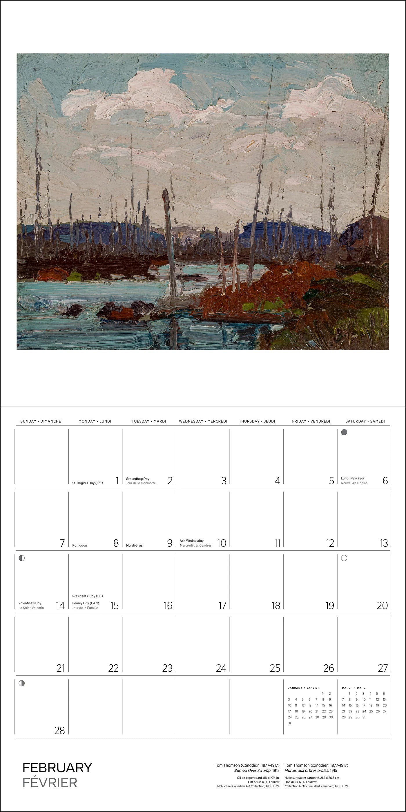 POM Tom Thomson 2027 Wall Calendar
