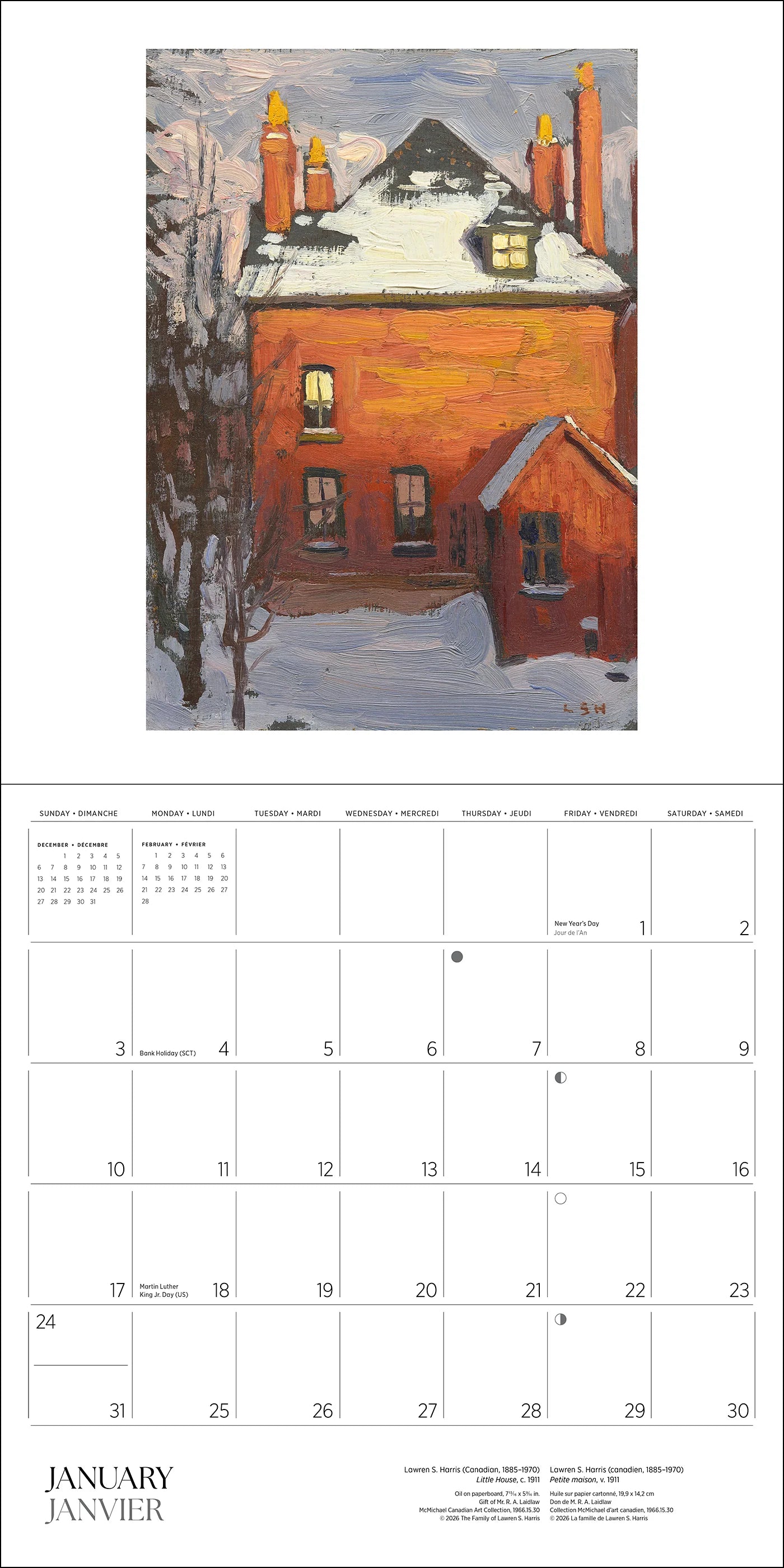 POM Lawren S. Harris 2027 Wall Calendar