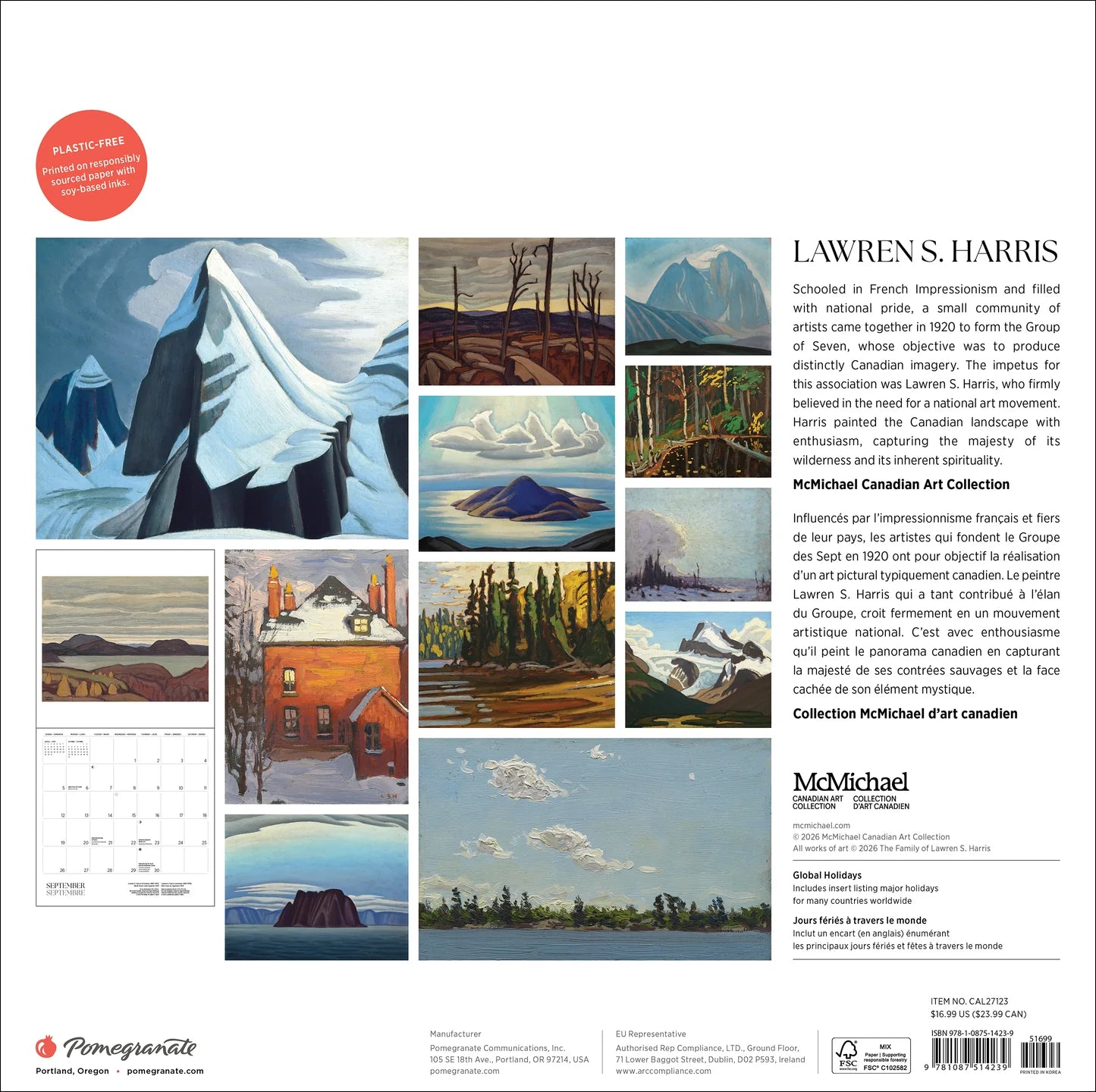 POM Lawren S. Harris 2027 Wall Calendar