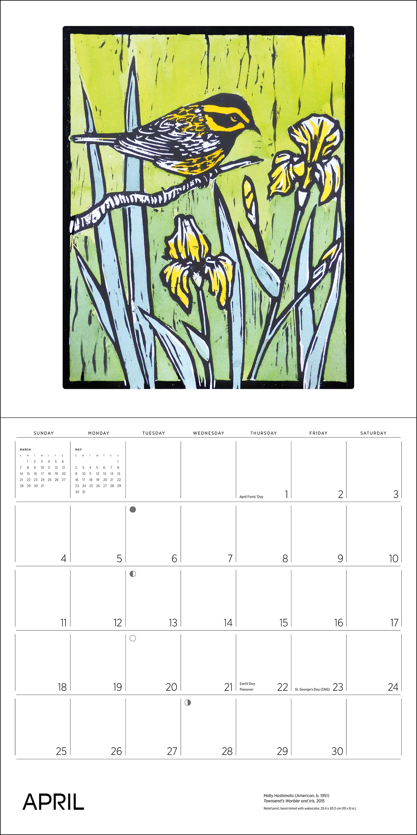 POM Molly Hashimoto: Birds 2027 Wall Calendar