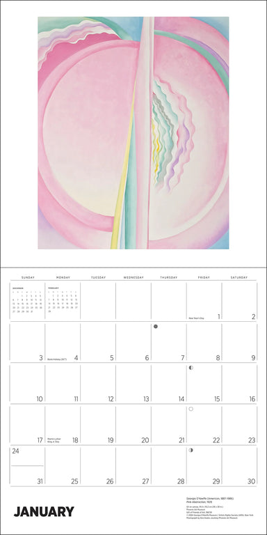 POM Georgia O'Keeffe 2027 Wall Calendar