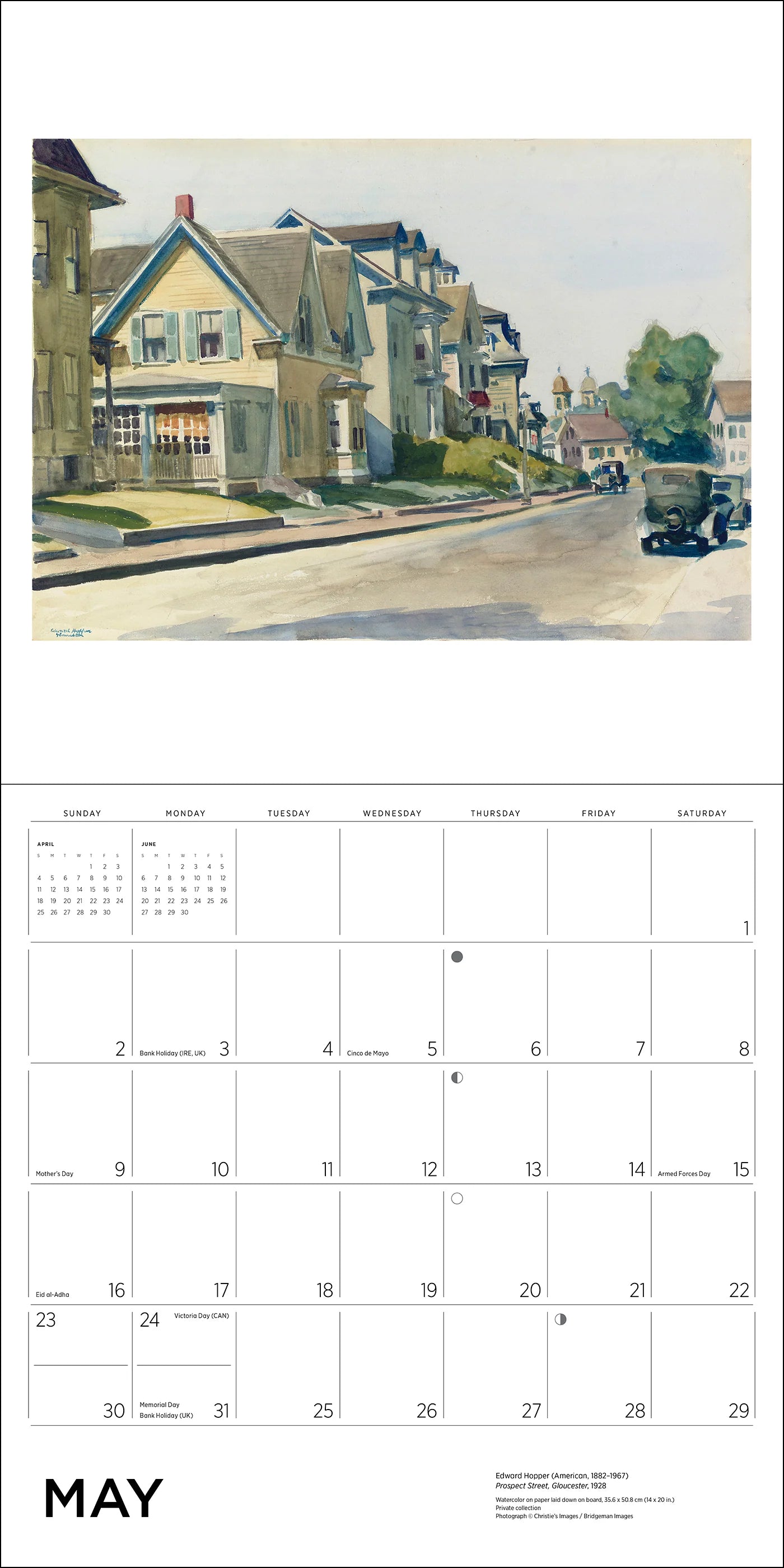 POM Edward Hopper 2027 Wall Calendar
