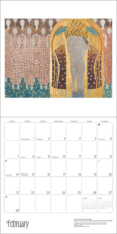 POM Gustav Klimt 2027 Wall Calendar