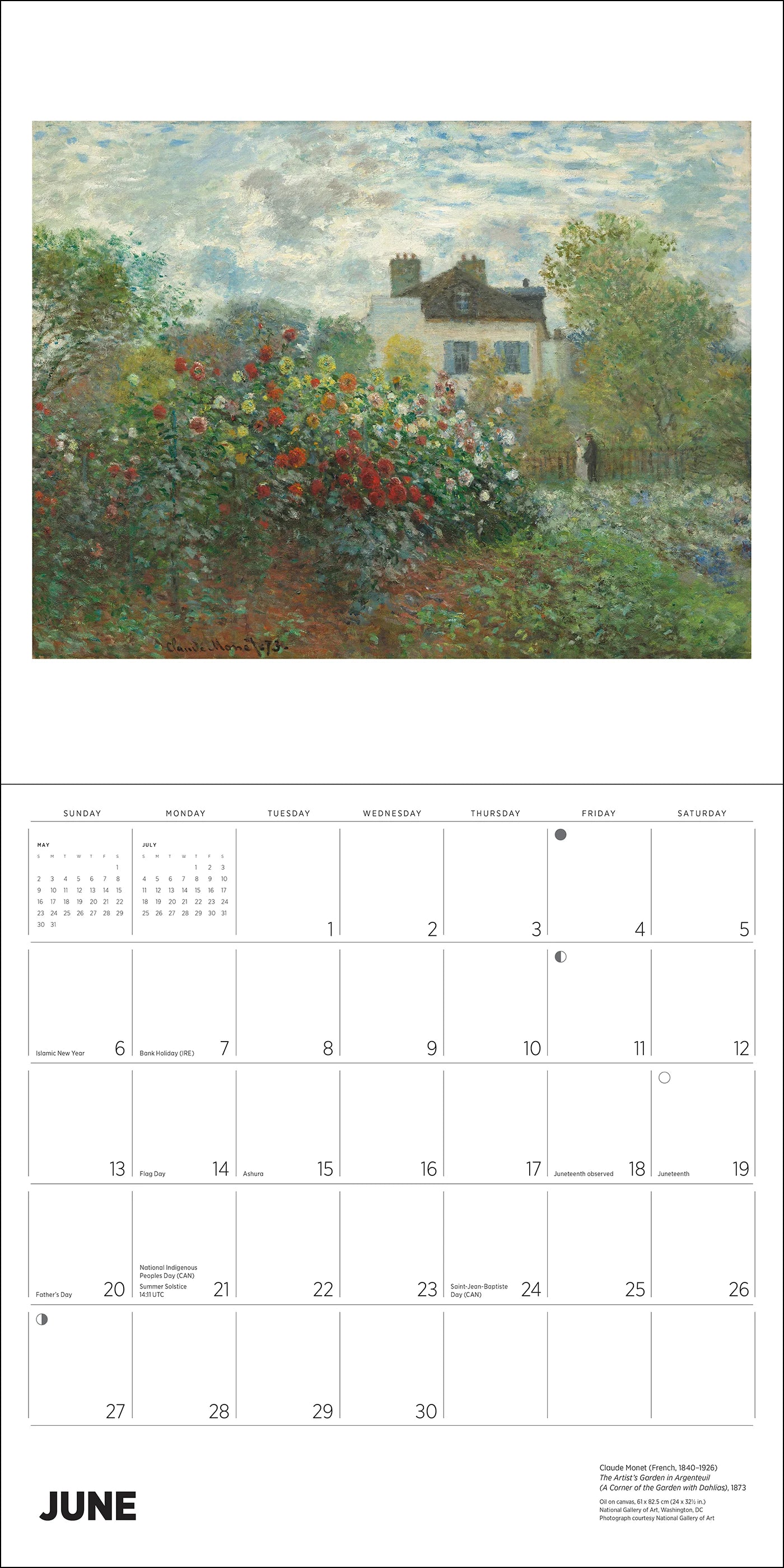 POM Claude Monet 2027 Wall Calendar