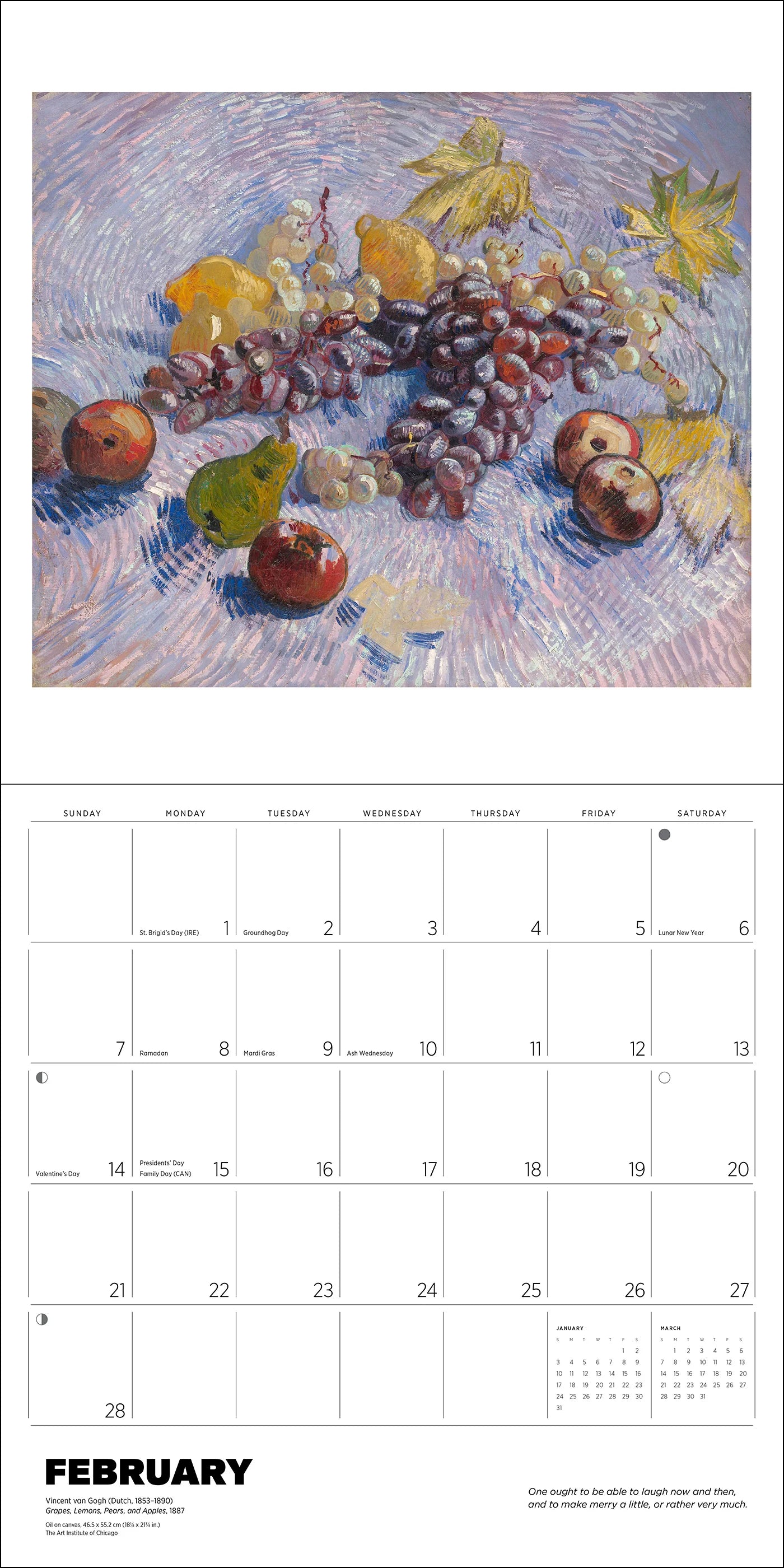 POM Vincent van Gogh 2027 Wall Calendar