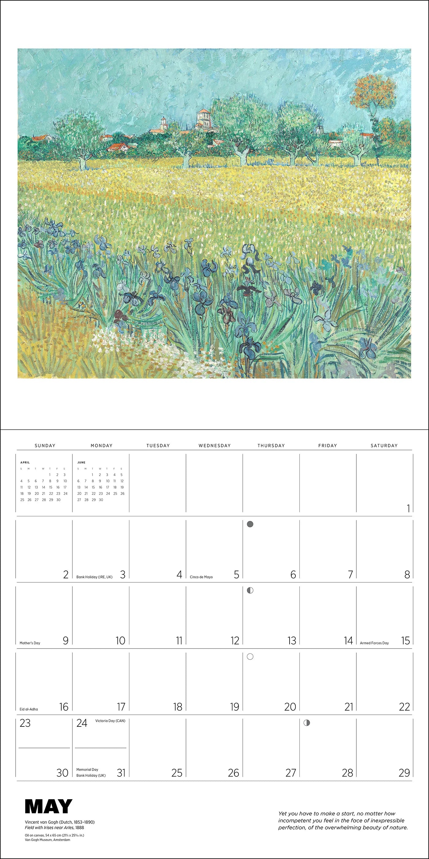POM Vincent van Gogh 2027 Wall Calendar