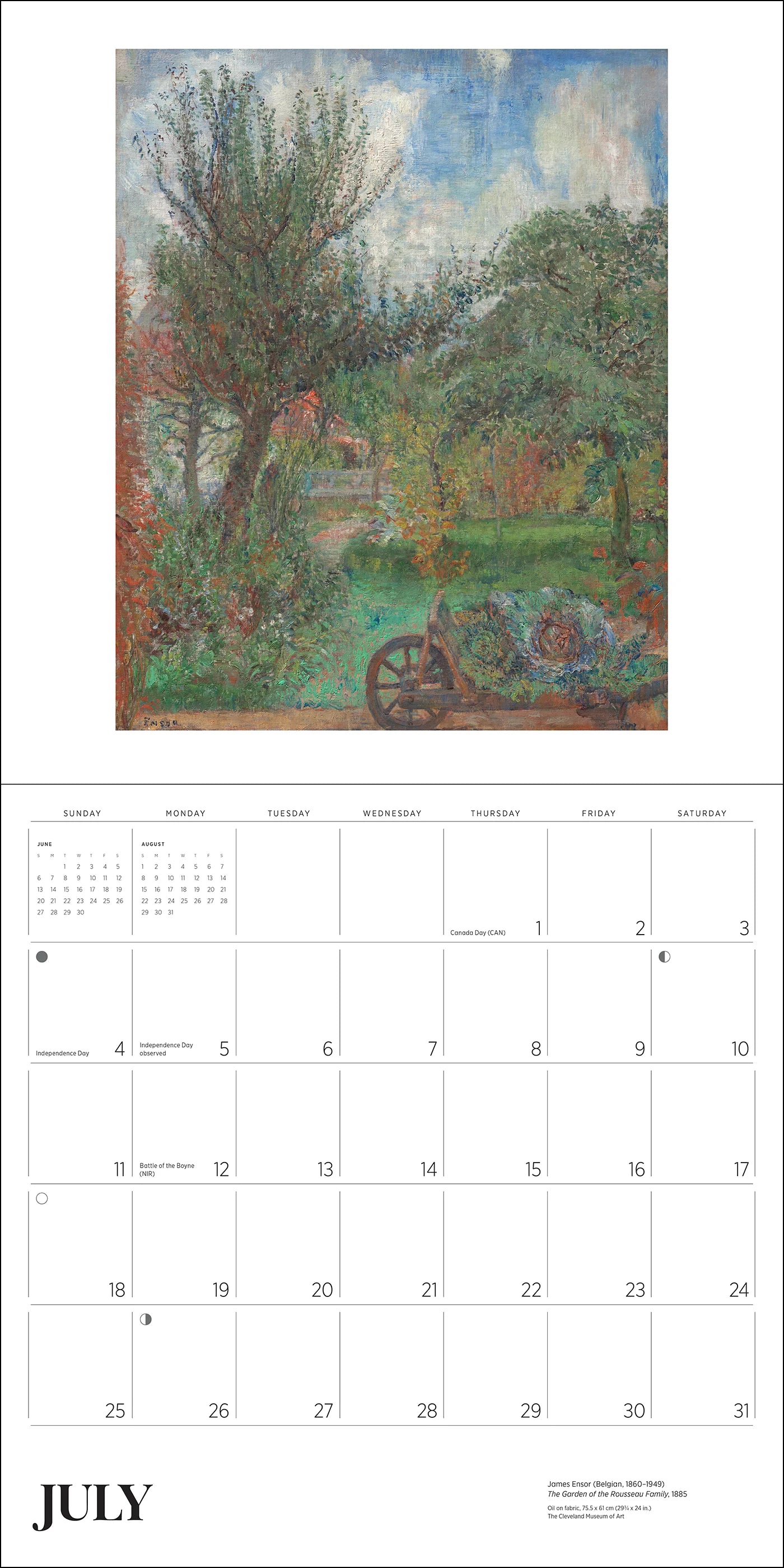 POM Gardens of the Impressionists 2027 Wall Calendar