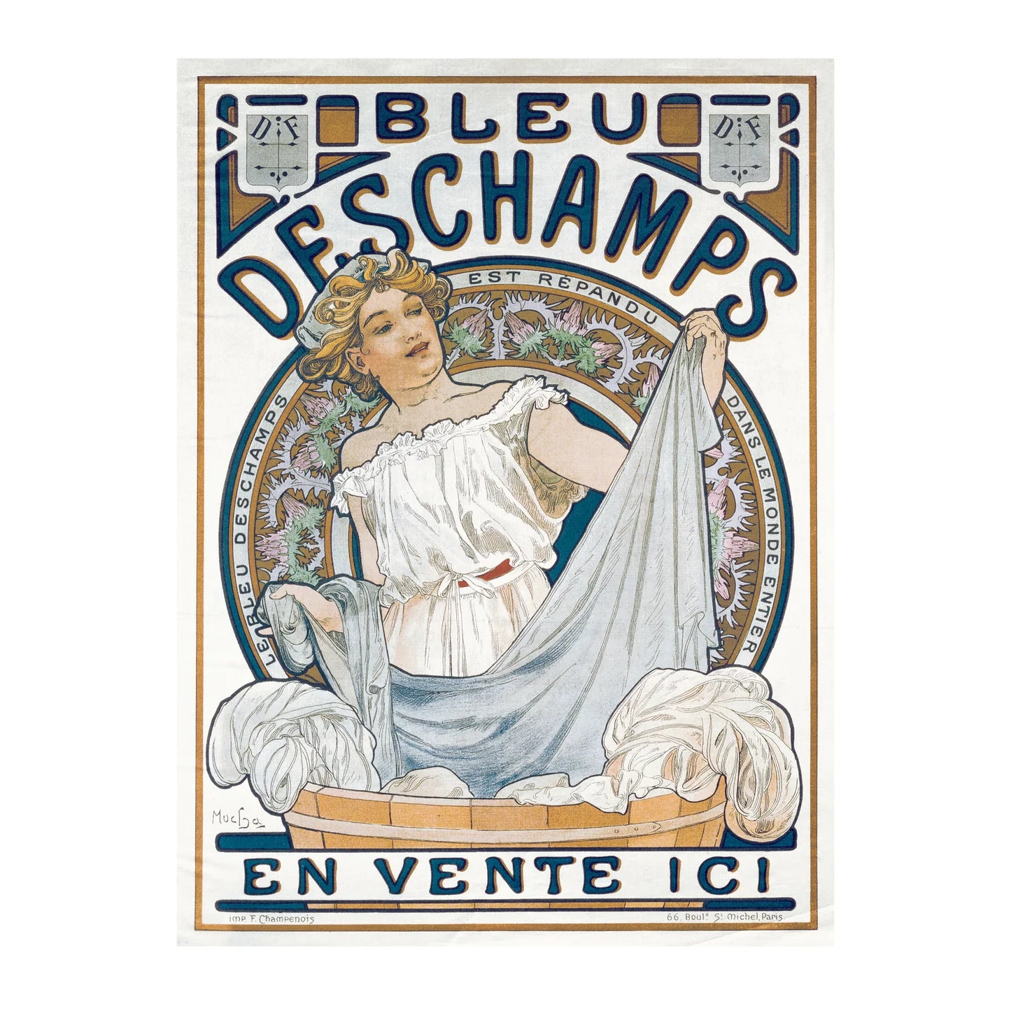 POM Alphonse Mucha 2027 Wall Calendar