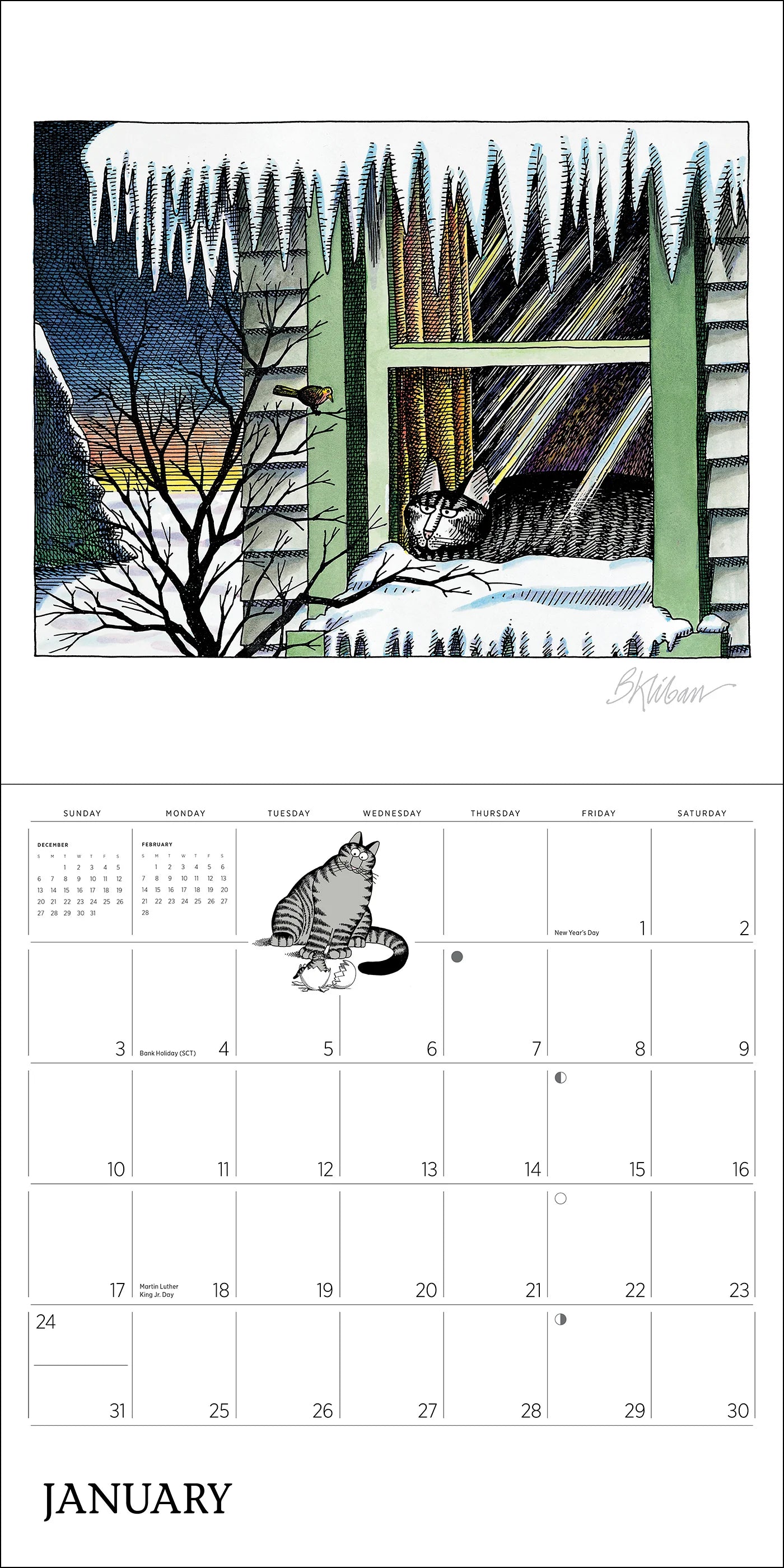 POM B. Kliban: CatCalendar 2027 Wall Calendar