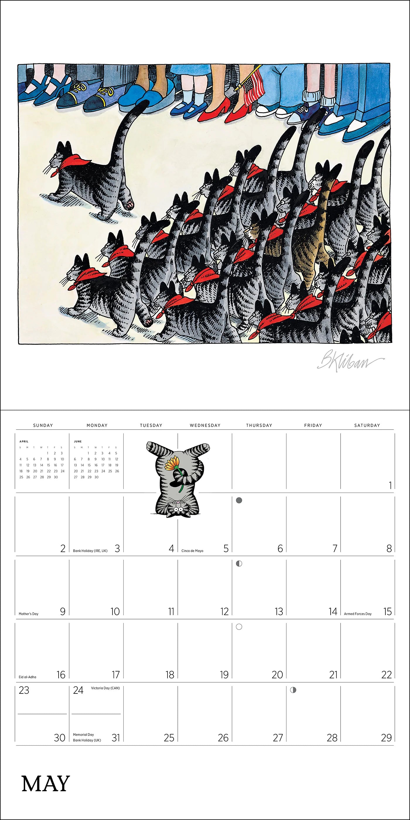 POM B. Kliban: CatCalendar 2027 Wall Calendar