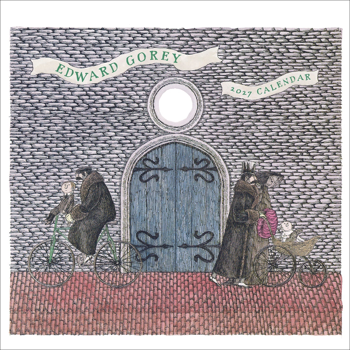 POM Edward Gorey 2027 Wall Calendar