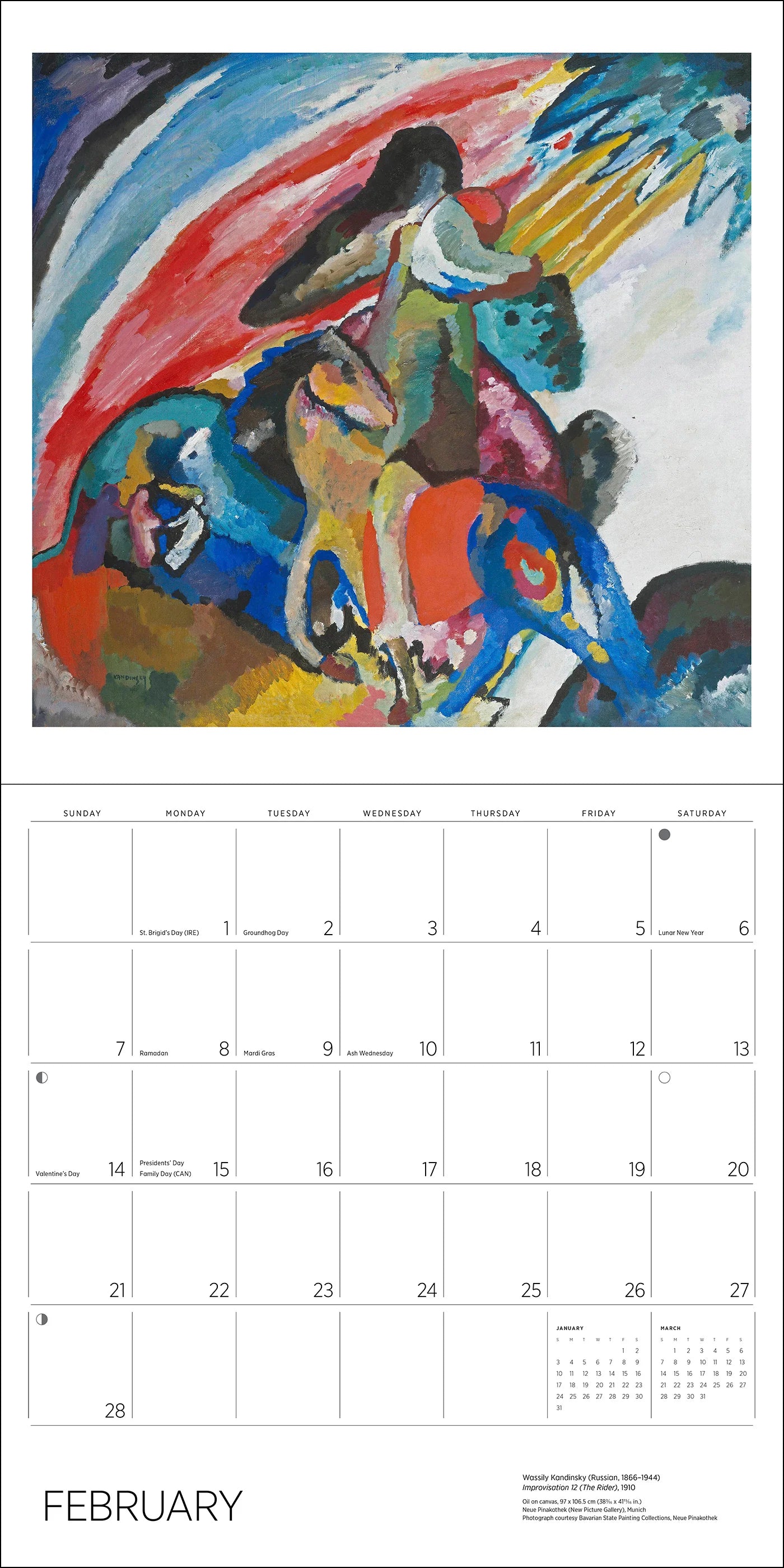 POM Kandinsky 2027 Wall Calendar