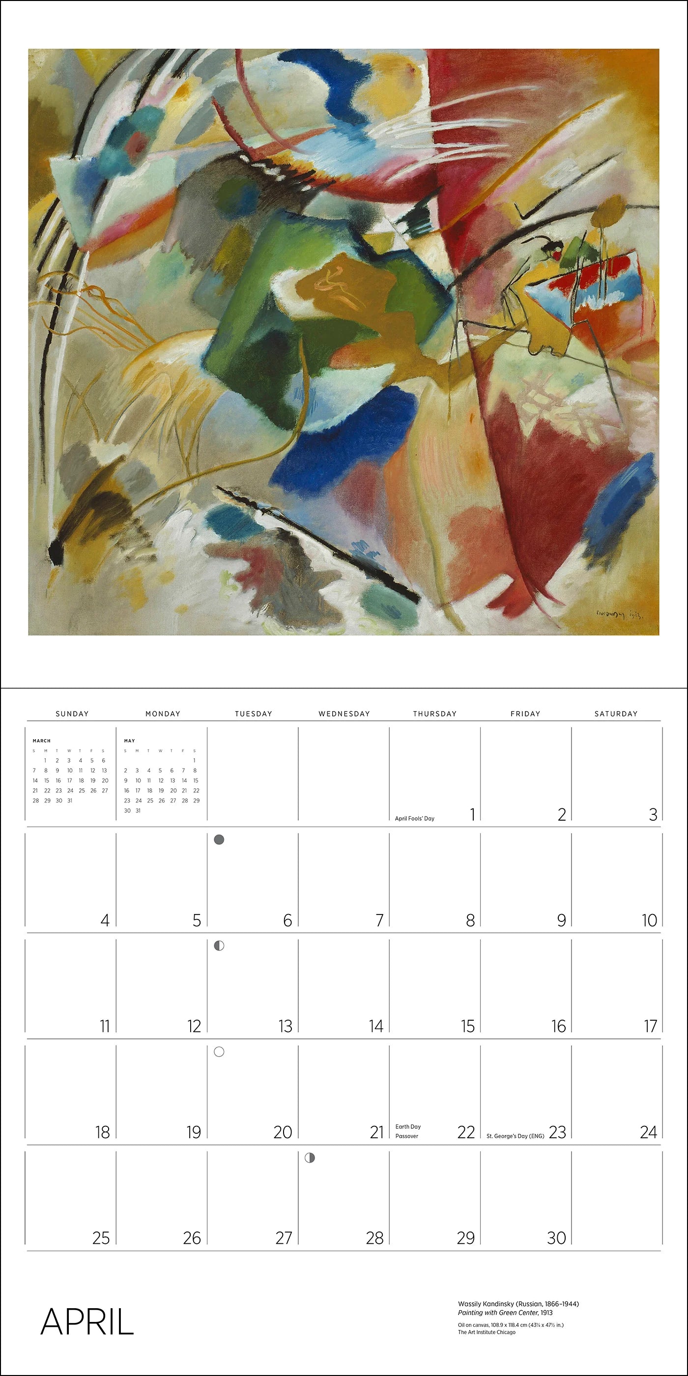 POM Kandinsky 2027 Wall Calendar