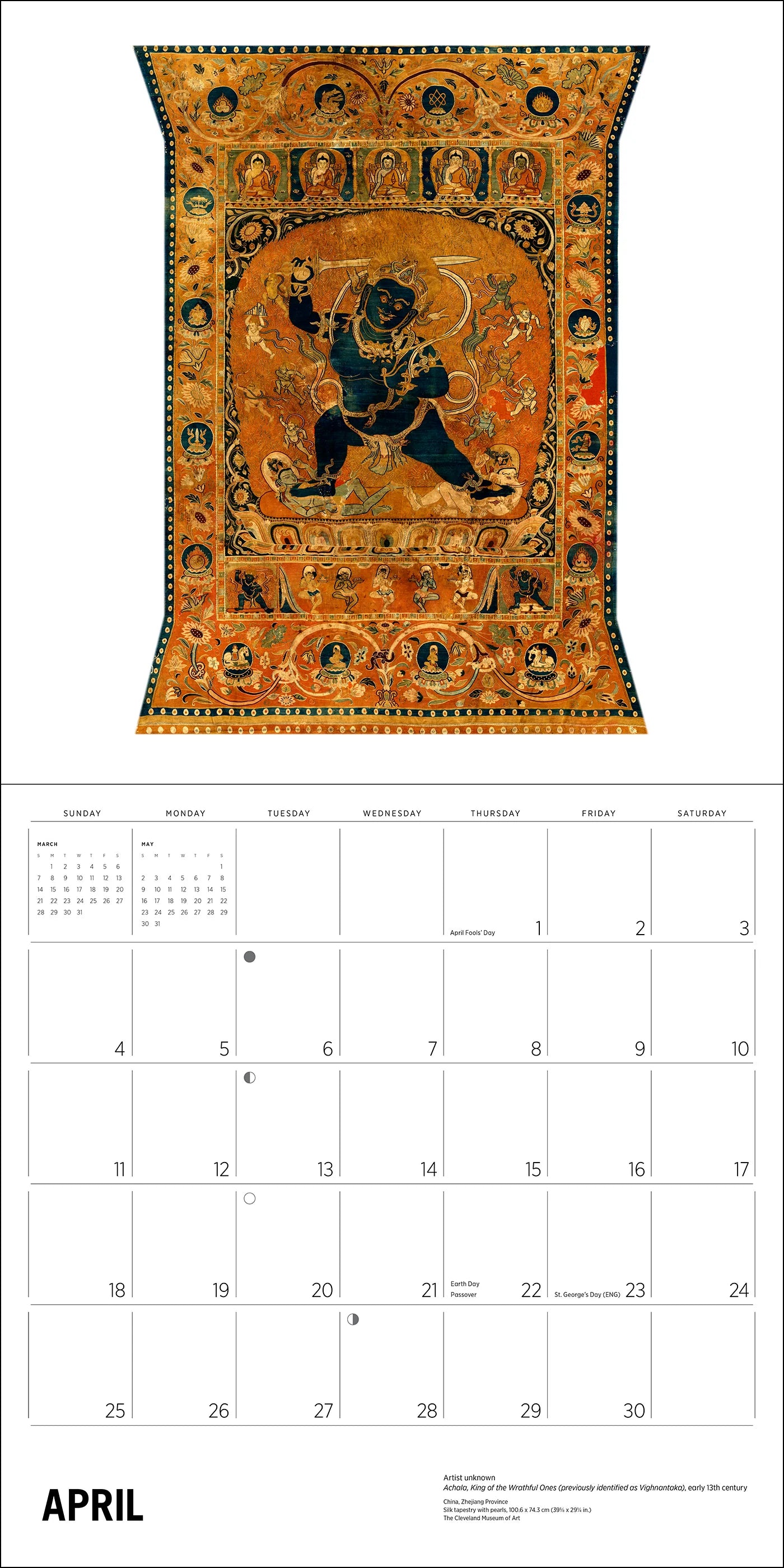 POM Enlightenment: Buddhist Paintings 2027 Wall Calendar