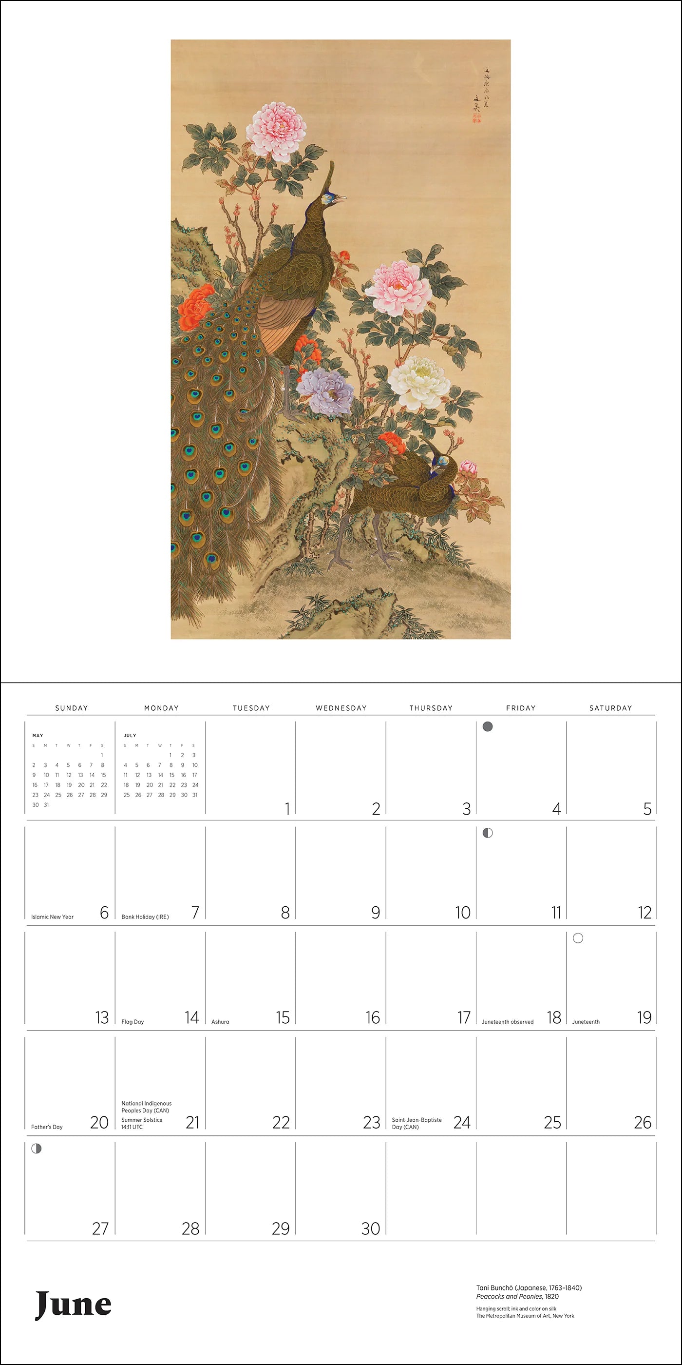 POM Dreams of Edo: Japanese Scrolls & Screens 2027 Wall Calendar