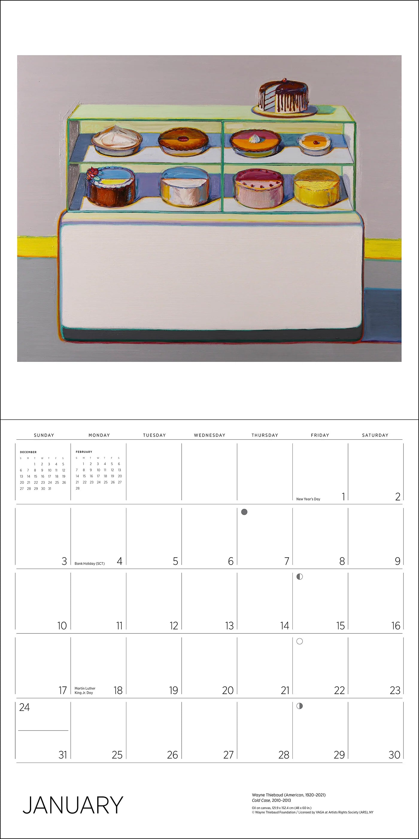 POM Wayne Thiebaud 2027 Wall Calendar