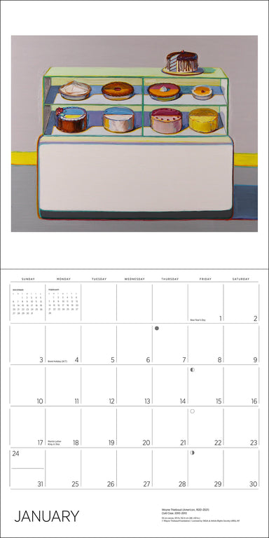 POM Wayne Thiebaud 2027 Wall Calendar