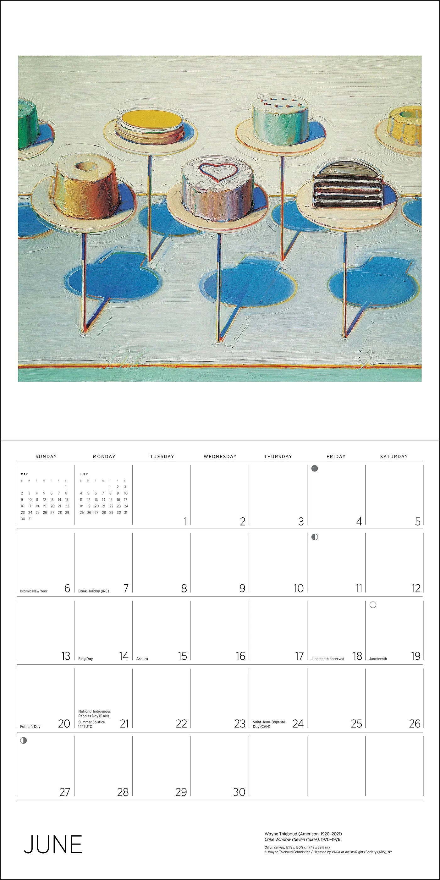 POM Wayne Thiebaud 2027 Wall Calendar