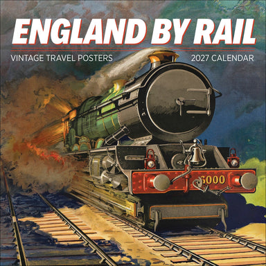 POM England by Rail: Vintage Travel Posters 2027 Wall Calendar