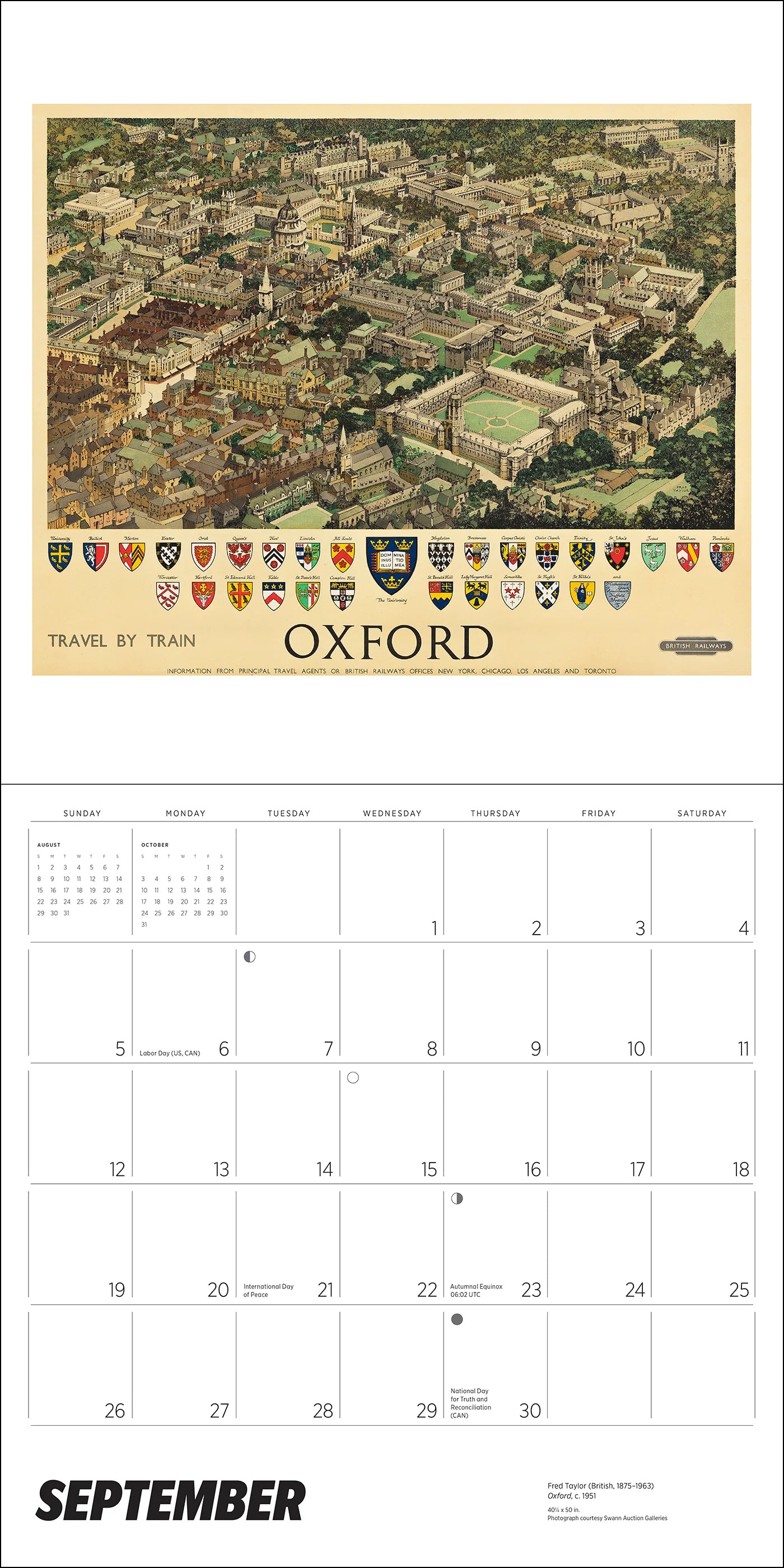 POM England by Rail: Vintage Travel Posters 2027 Wall Calendar