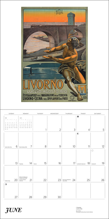 POM Italy: Vintage Travel Posters 2027 Wall Calendar