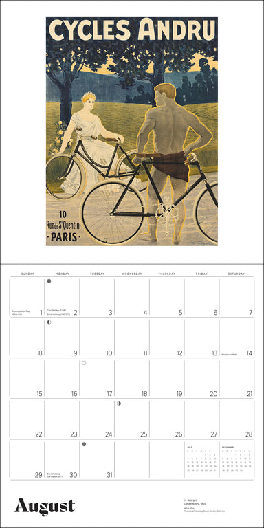 POM Bicycles: Vintage Posters 2027 Wall Calendar