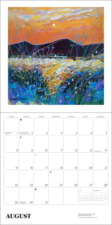 POM Scotland: The Art of Deborah Phillips 2027 Wall Calendar