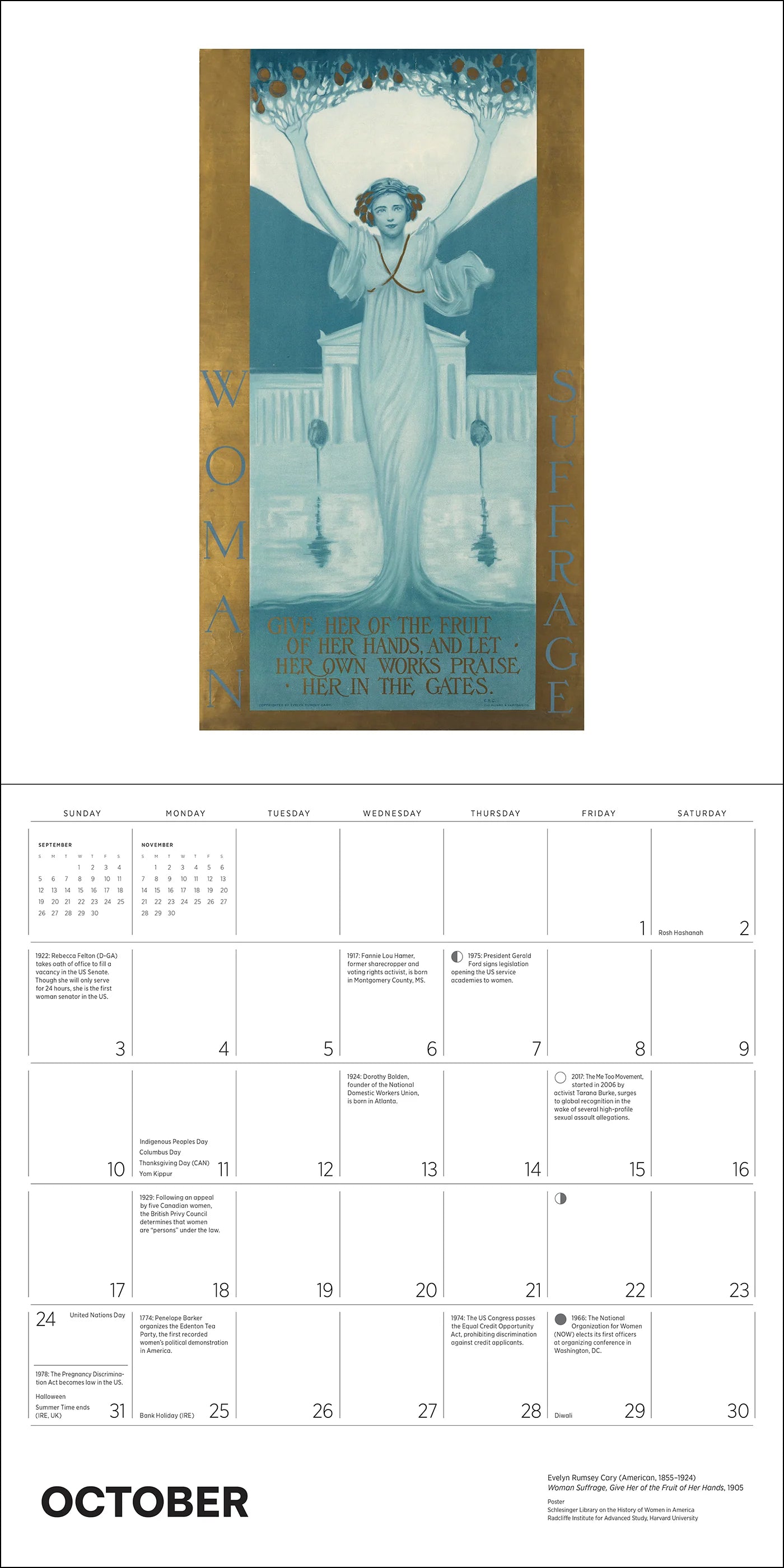 POM The Fight for Women’s Rights 2027 Wall Calendar