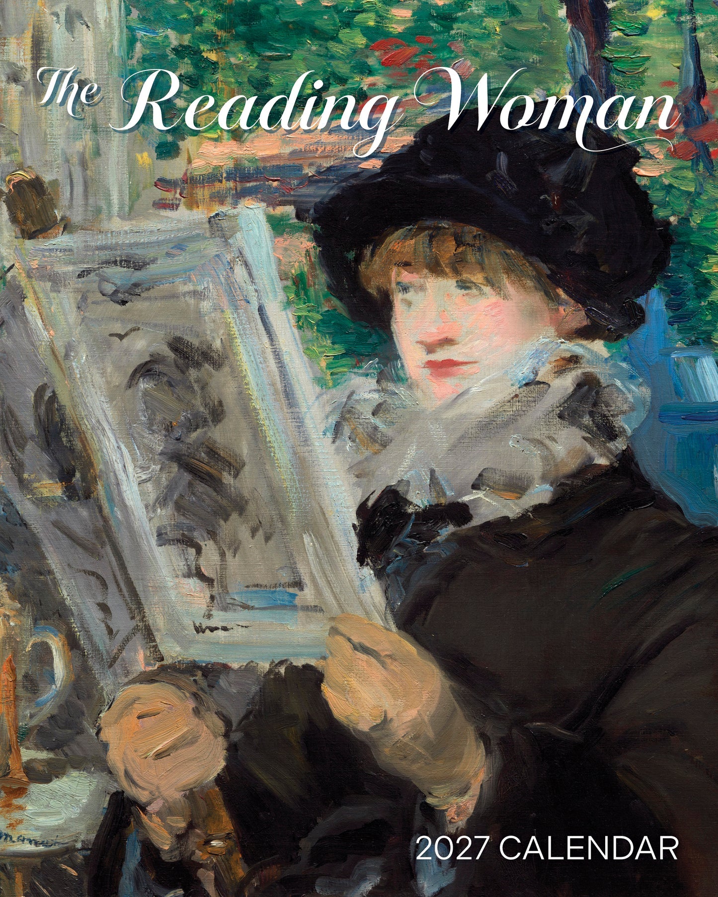 POM The Reading Woman 2027 Mini Wall Calendar
