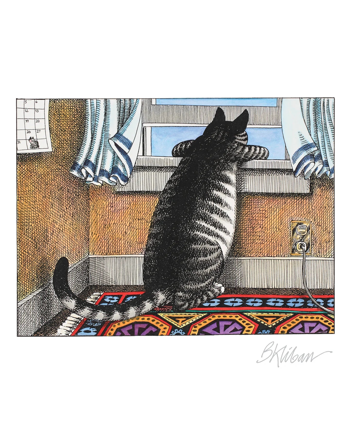 POM B. Kliban: CatCalendar 2027 Mini Wall Calendar