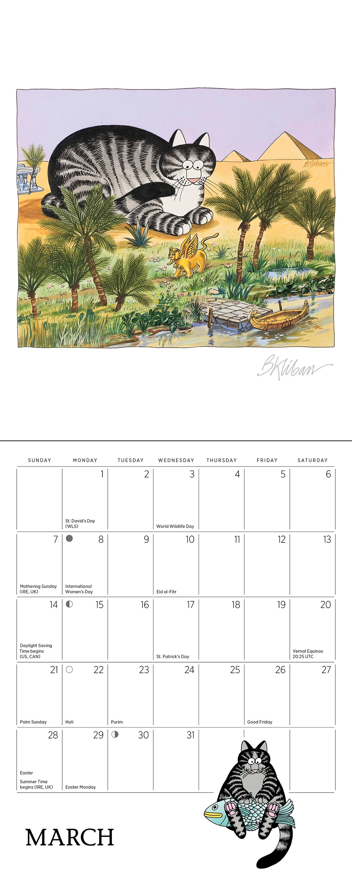 POM B. Kliban: CatCalendar 2027 Mini Wall Calendar