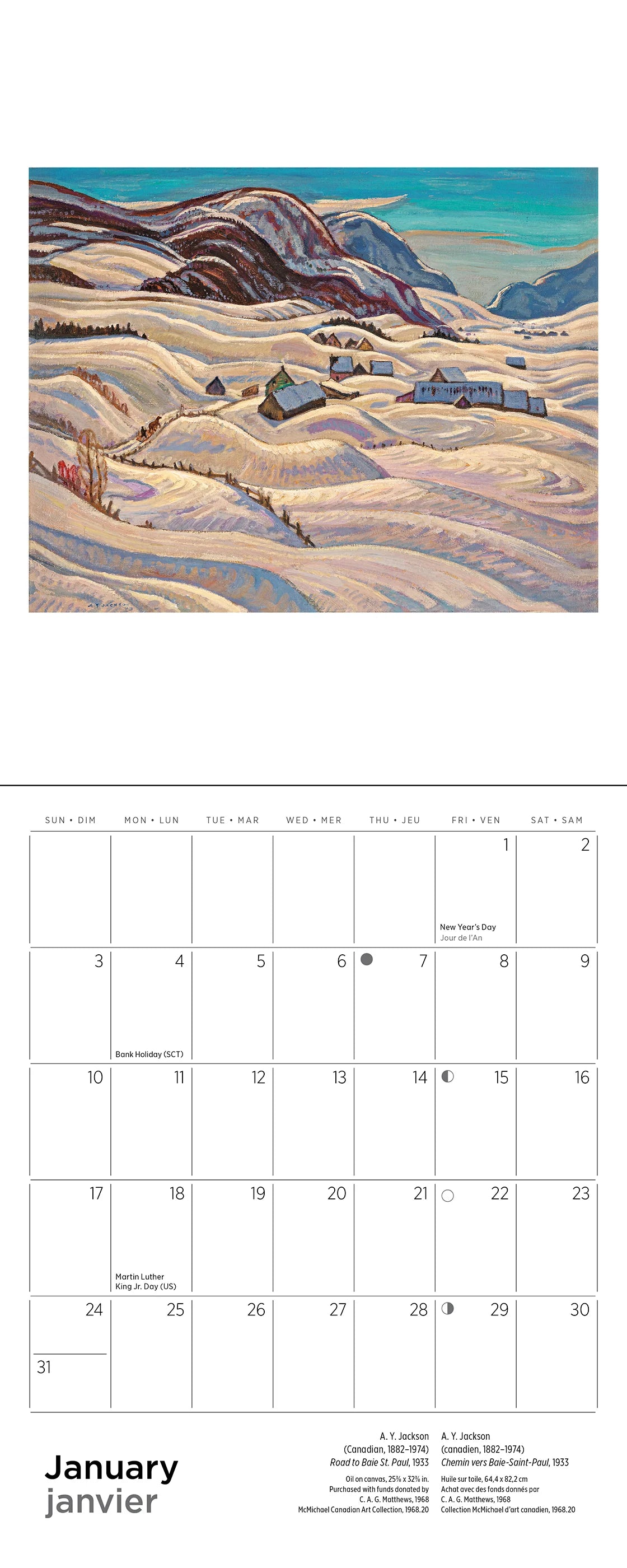 POM The Group of Seven 2027 Mini Calendar