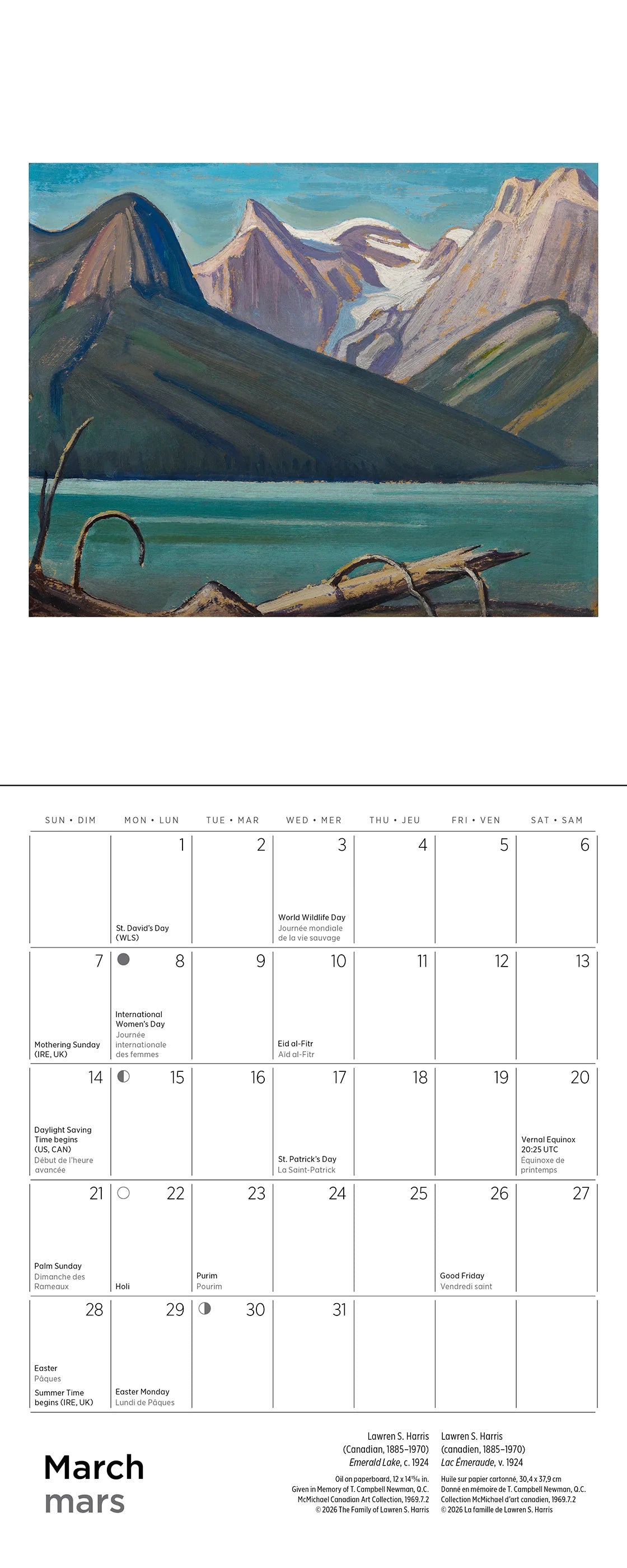 POM The Group of Seven 2027 Mini Calendar